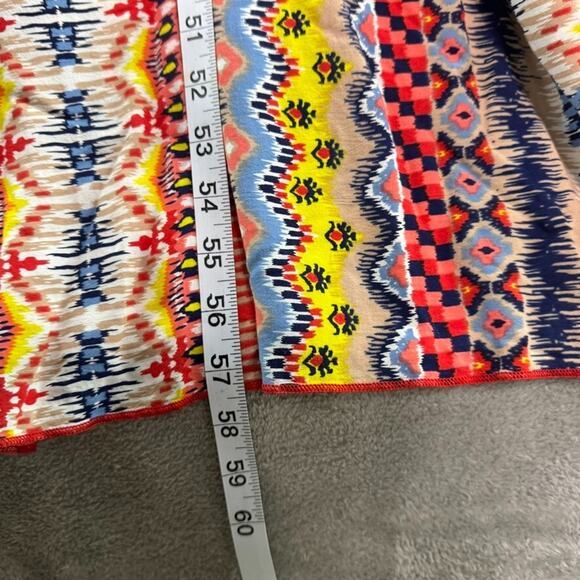 Easel Dress Womens S Orange Tiered Maxi Length Ruffle Neck Adjustable Straps - Picture 13 of 15